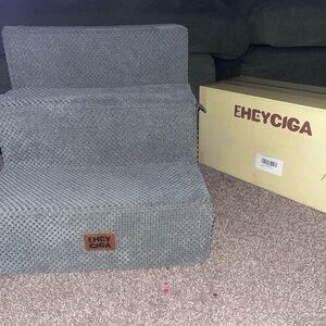 EHEYCIGA Gray Pet Stairs